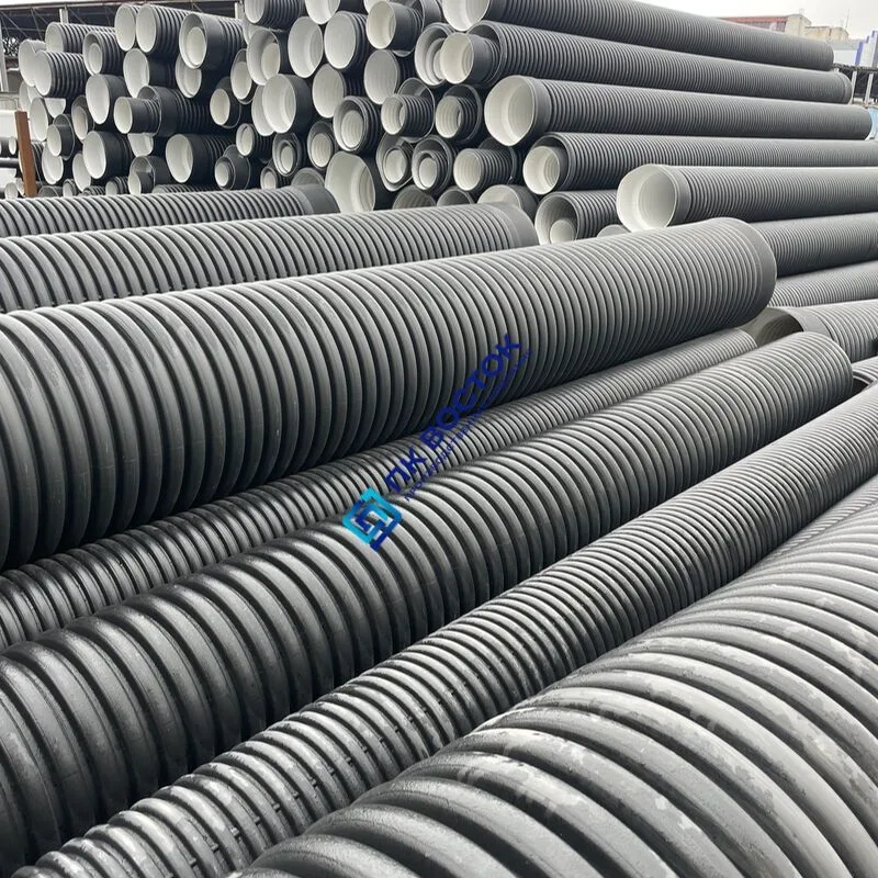 Труба пэ канализационная 500/427 SN6 гофрированная двухслойная